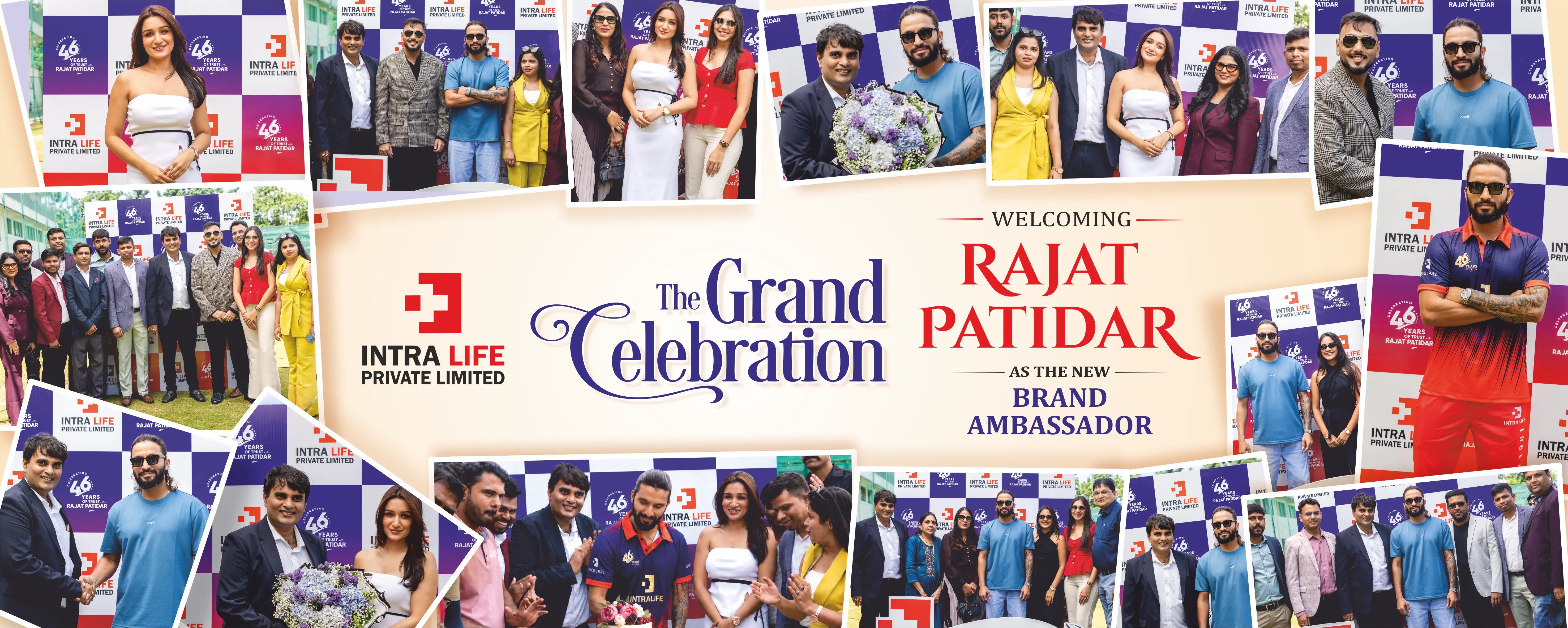 Rajat Patidar — Intra Life Brand Ambassador